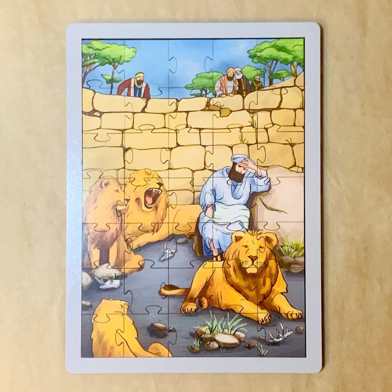 Пазл деревянный "Даниил", размер в собранном виде 150*210 мм, 35  пазлов, для детей 3+