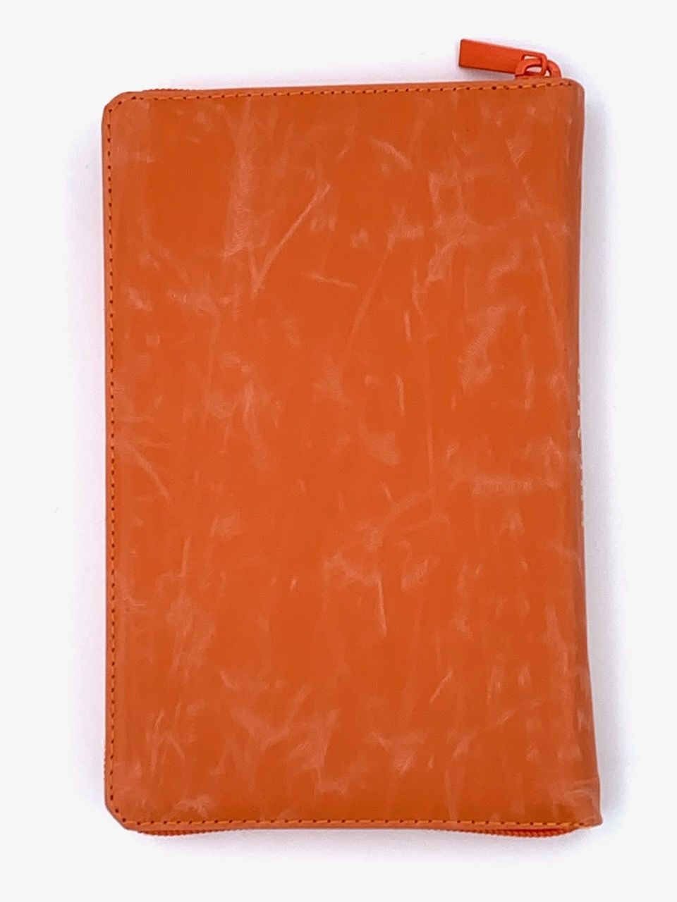 Библия 048 zti  код B7 слово "Библия", кожаный переплет на молнии с индексами, цвет мандарин, формат 125*190 мм, золотой обрез, синодальный перевод, шрифт 10-11 кегель