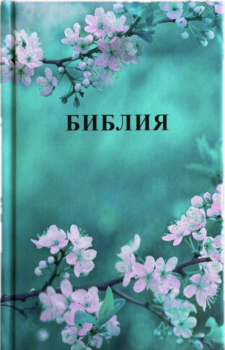Библия 048 код 26048-60 цветная печать "Бирюза", твердый переплет, формат 125*195 мм
