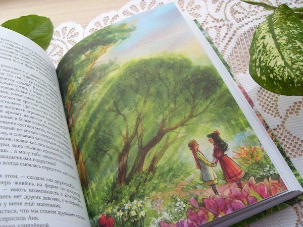 Аня с фермы Зеленые Крыши. Большой формат. Цветные иллюстрации.