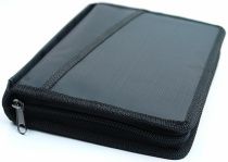 Чехол-сумка с ручкой на молнии для библии из гидронейлона цвет черный, размер 14,4*22 см.  Для библии 051-053 формата (14х20см)