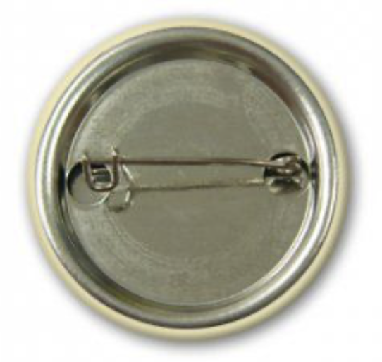 Значок металлический  в форме круга, размер средний, диаметр  25 мм "Крест зверинецкий"