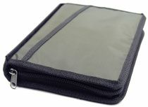 Чехол-сумка с ручкой на молнии для библии из гидронейлона цвет темный хаки, размер 16*24 см.  Для библии 051-055 формата (15х22см)