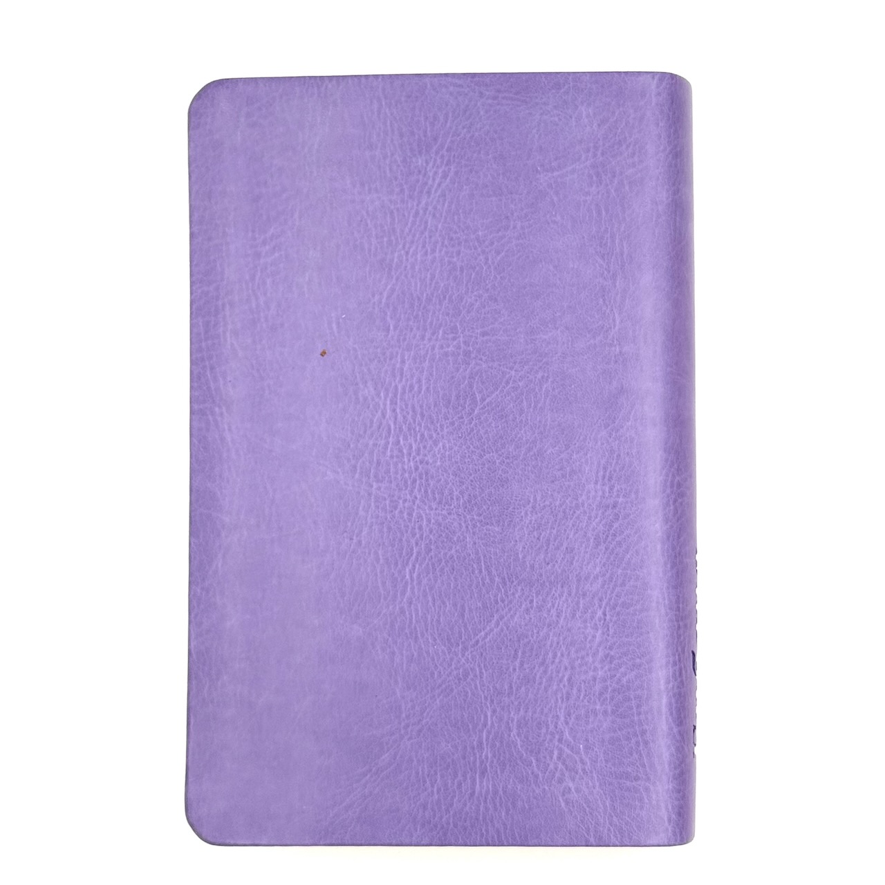 Библия 048 код 25048-43 дизайн "термо штамп сердце", переплет из искусственной кожи, цвет светло-фиолетовый, формат 125*195 мм