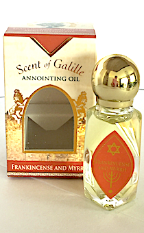 Елей помазания из Израиля с ароматом Ладана и Мирра (объем 12 мл) (очень ароматный, возможно использование вместо парфюма)