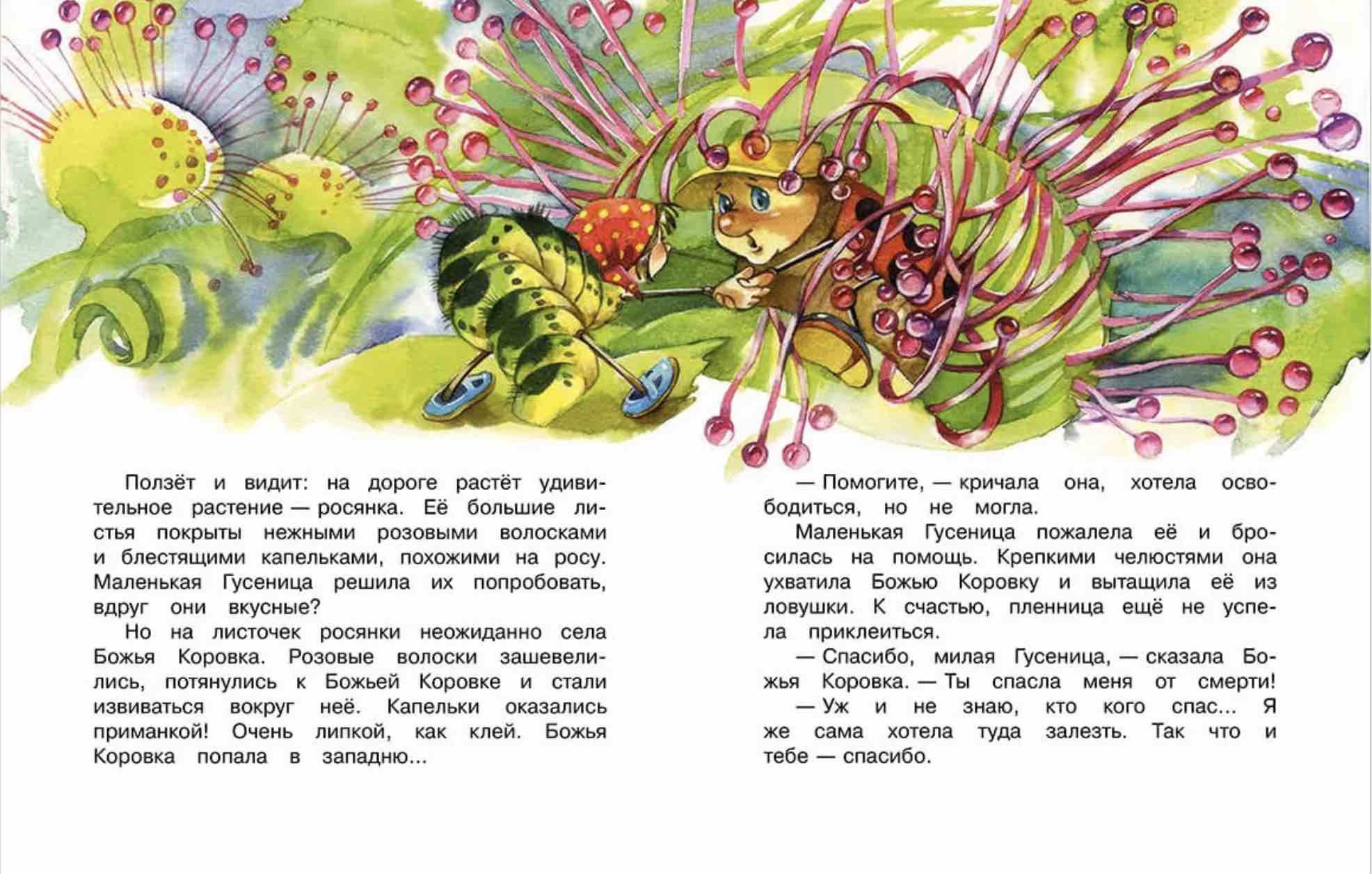 Про маленькую гусеницу. Для детей 3+