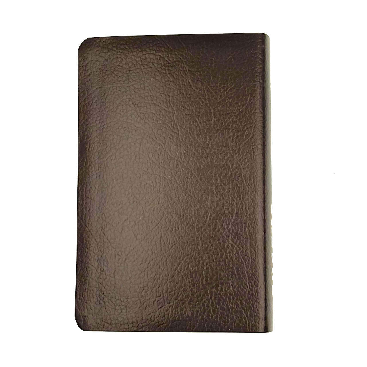 Библия 048 код 25048-17 дизайн "Библия с вензелем", кожаный переплет, цвет коричневый пятнистый, формат 125*195 мм