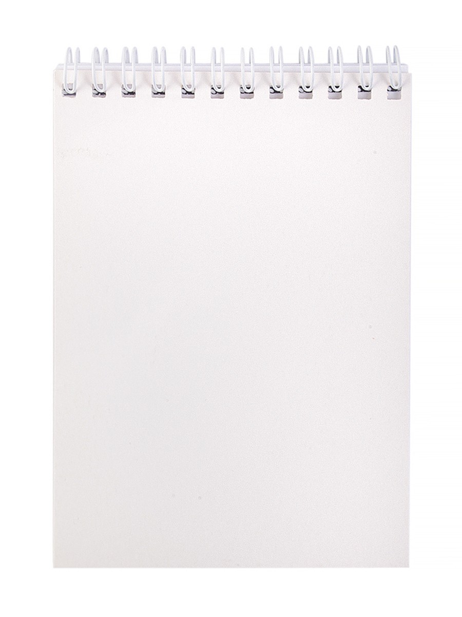 Блокнот А6 (10*15 см) на пружине, внутренний блок белые листы, 50 листов "Хвалите Господа, ибо Господь благ" Пс 134:3