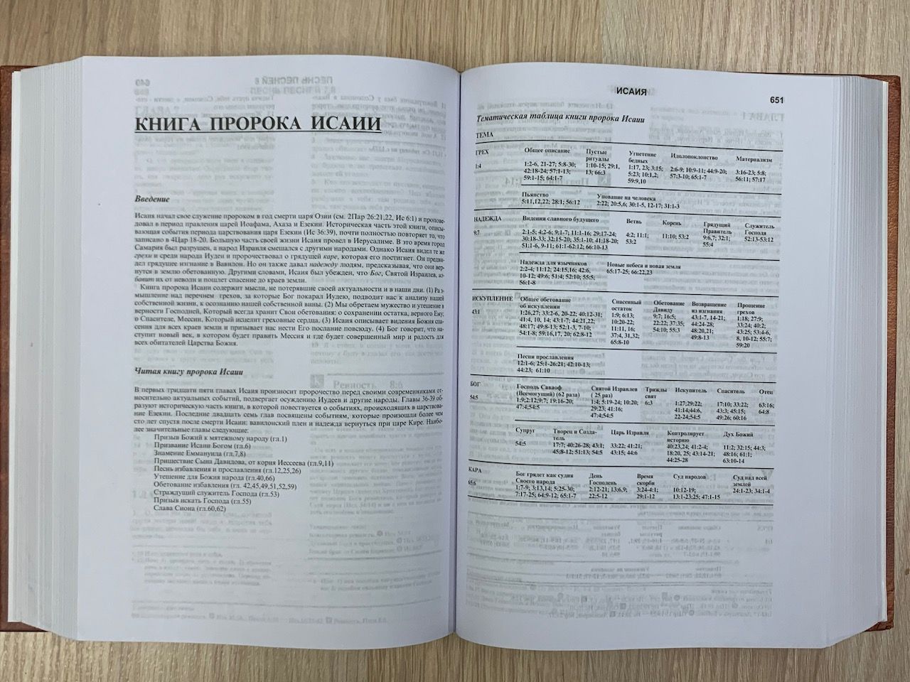 Библия тематическая с комментариями (красная)