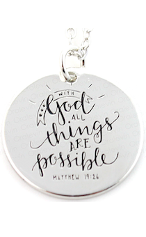        "With God All things are possible" ("   ")    (45 ),  