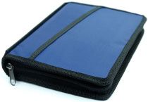 Чехол-сумка с ручкой на молнии для библии из гидронейлона цвет синий, размер 14,4*22 см.  Для библии 051-053 формата (14х20см)