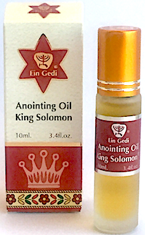 Елей помазания из Израиля с ароматом "Царь Соломон" (объем 10 мл) (очень ароматный, возможно использование вместо парфюма), шариковый дозатор
