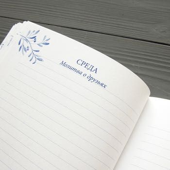 Молитвенный ежедневник "Мечтай. Молись. Действуй."  обложка Коричнево-белый орнамент