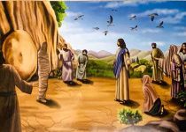 Пазл "Воскрешение Лазаря", размер в собранном виде 150*210 мм, 35  пазлов, для детей 3+