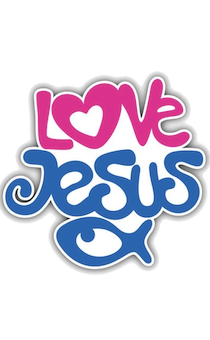   "Love Jesus "  (   ,  ,  ,  ),  11*13 ,       