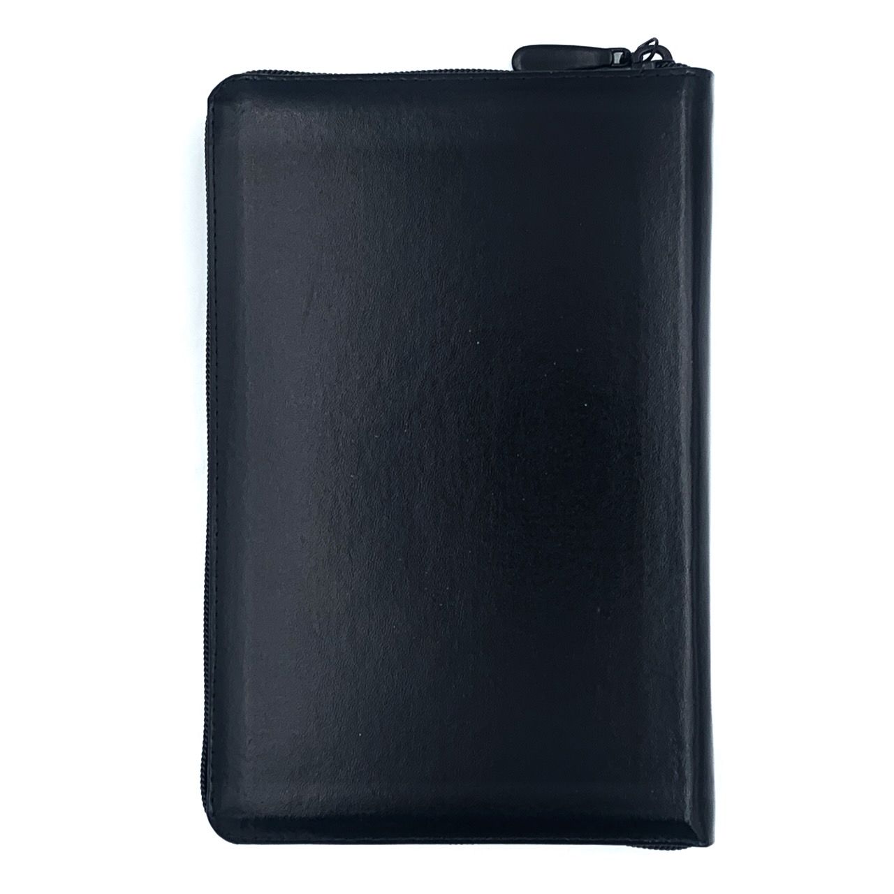 Библия 055zti код 24055-48 дизайн "золотой лев", кожаный переплет на молнии с индексами, цвет черный металлик, средний формат, 143*220 мм