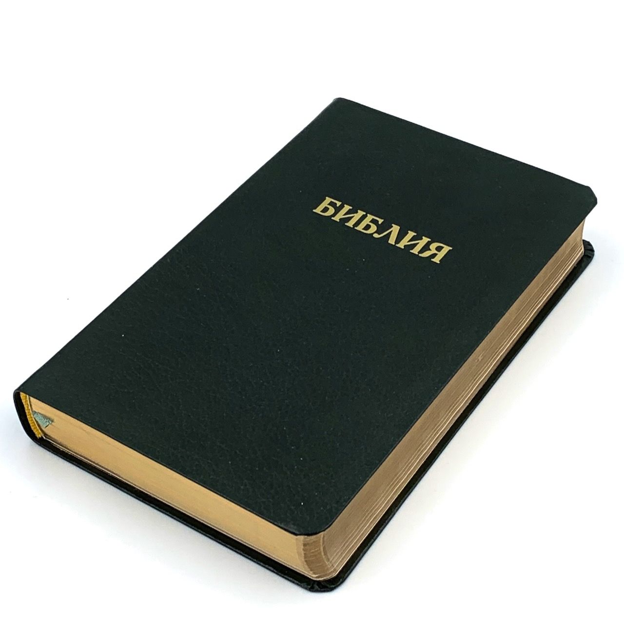 Библия 048 код D11 надпись "библия", кожаный переплет, цвет черный металлик с зеленым отливом, формат 125*190 мм, золотой обрез, синодальный перевод, паралельные места по центру страницы, 2 закладки, шрифт 10-11 кегель, цветные карты