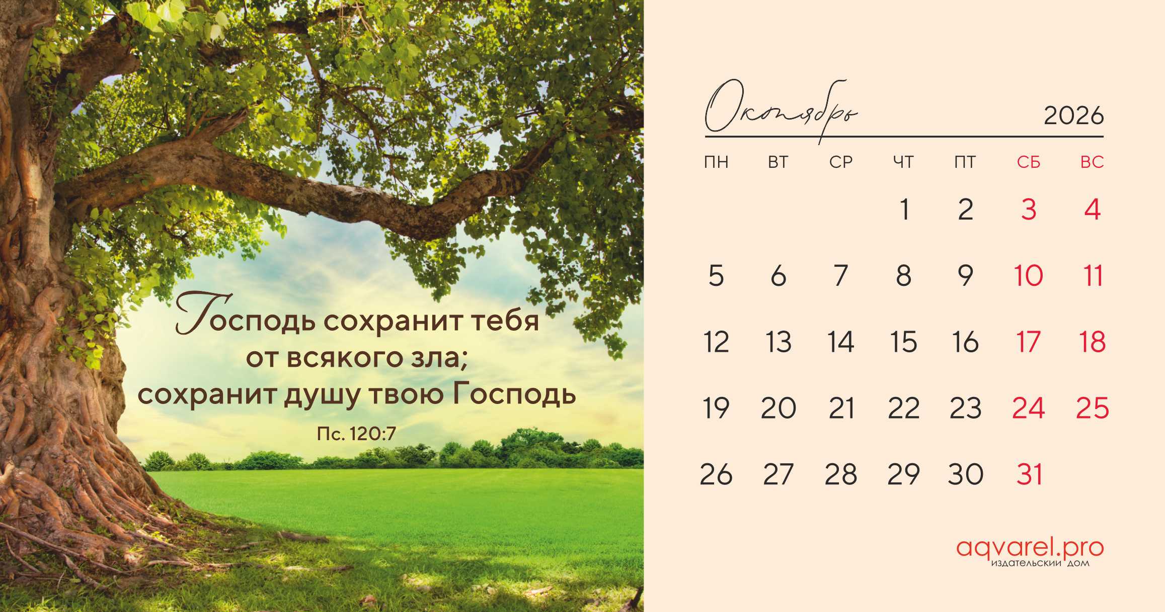 Календарь настольный "Домик" перекидной на 2026 год, 21х11 см "Дыхание природы"