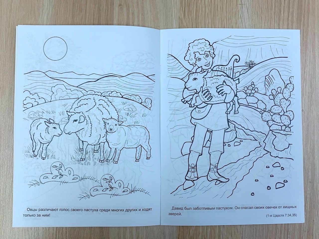 Животные и птицы библии (книжка -раскраска)