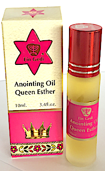 Елей помазания из Израиля с ароматом "Царица Есфирь" (объем 10 мл) (очень ароматный, возможно использование вместо парфюма), шариковый дозатор