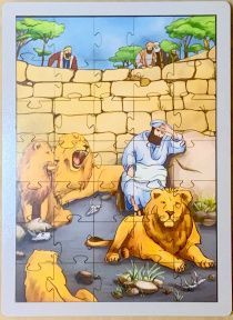 Пазл деревянный "Даниил", размер в собранном виде 150*210 мм, 35  пазлов, для детей 3+