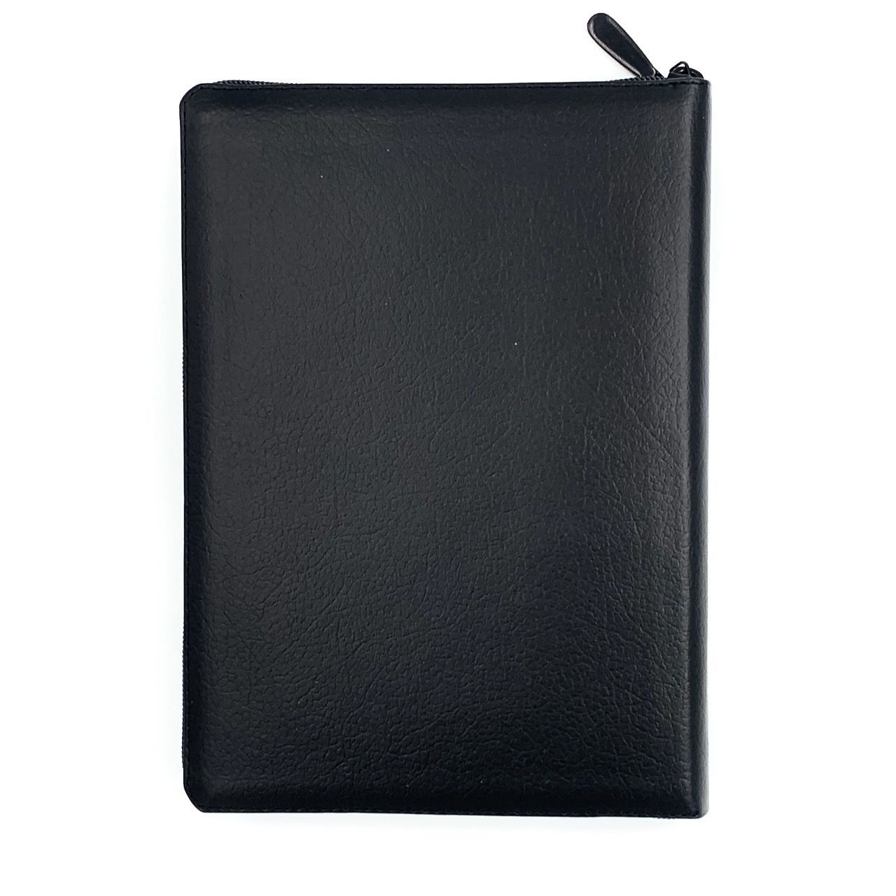 Библия 076zti код 25076-12, дизайн "слово Библия", кожаный переплет на молнии с индексами, цвет черный пятнистый, размер 170x243 мм