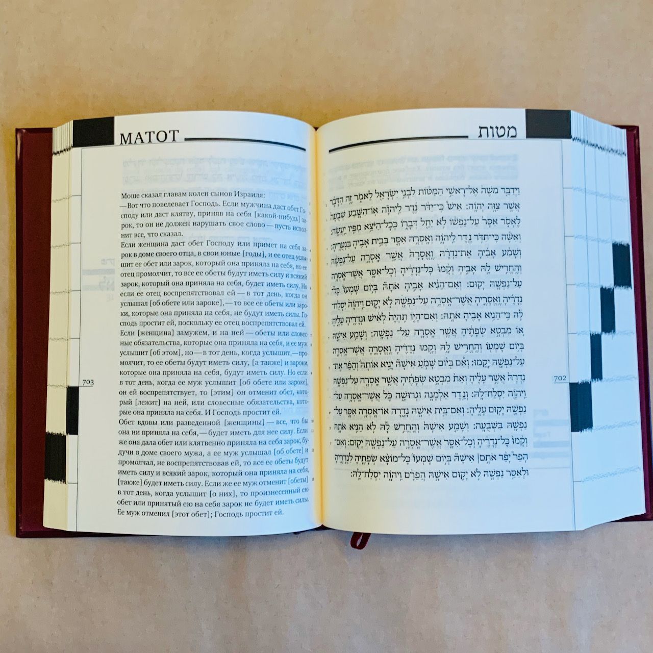 Тора. Пятикнижие. Крупный шрифт. Новый перевод Торы на русский язык. Переводчик Давид Сафронов