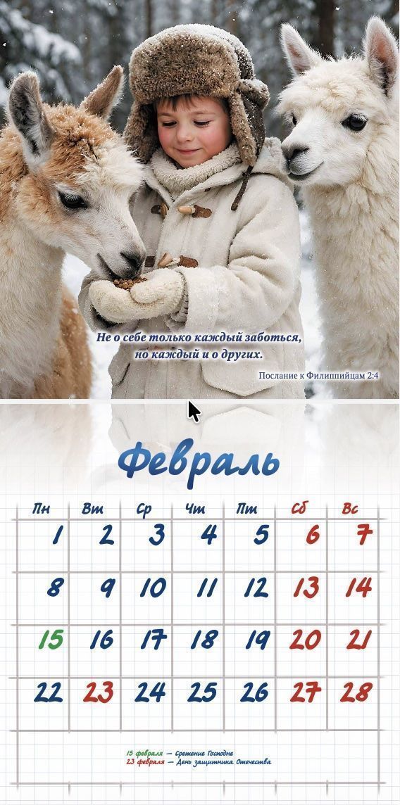 Календарь перекидной на скобе "Детский" на 29*29 см на 2027 год (планер) на 12 листах