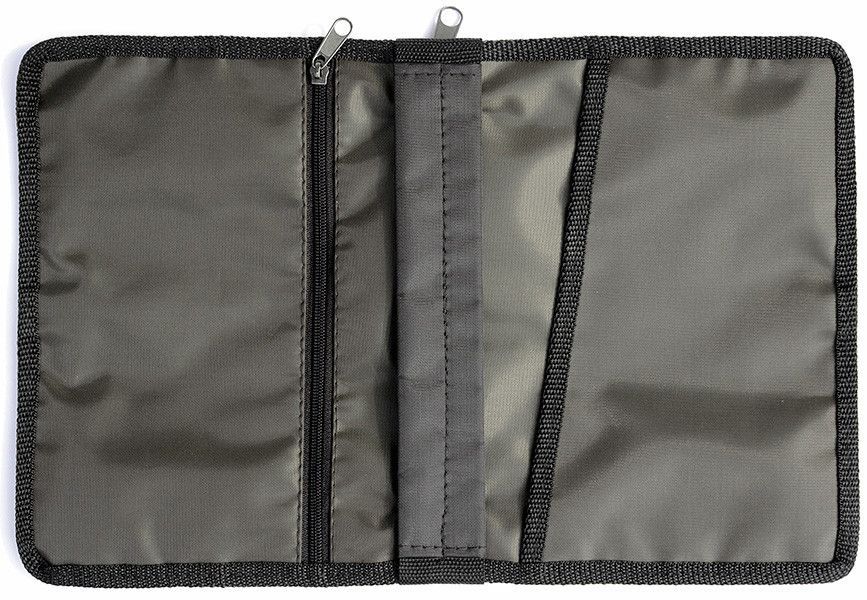 Чехол-сумка с ручкой на молнии для библии из гидронейлона цвет темный хаки, размер 14*20 см. Для библии 043-046 формата (12,5х18см)