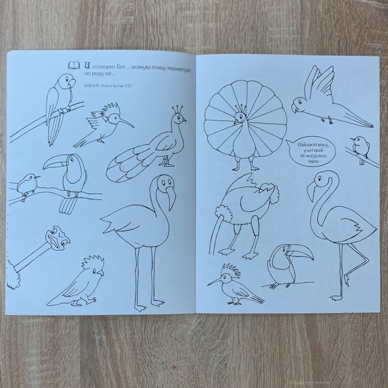 Сотворение мира. Книжка-раскраска с увлекательными заданиями и загадками. Для детей 3+