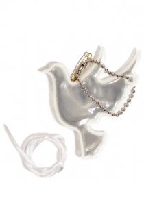 Брелок светоотражающий (фликер) "Голубь"