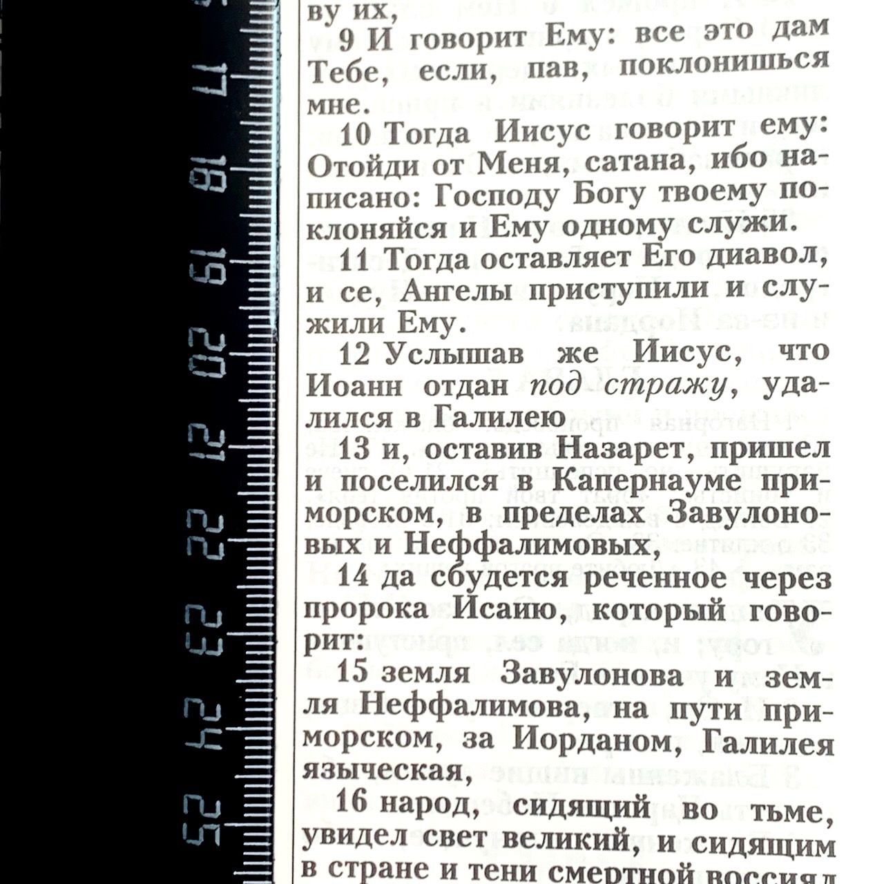 Дисконт 3. Белая точка на лицевой обложке и черная точка с задней стороны. Библия 076z код 25076-44, термо штамп "Терновый венец", переплет из эко кожи на молнии,  цвет серо-бежевый, размер 170x240 мм