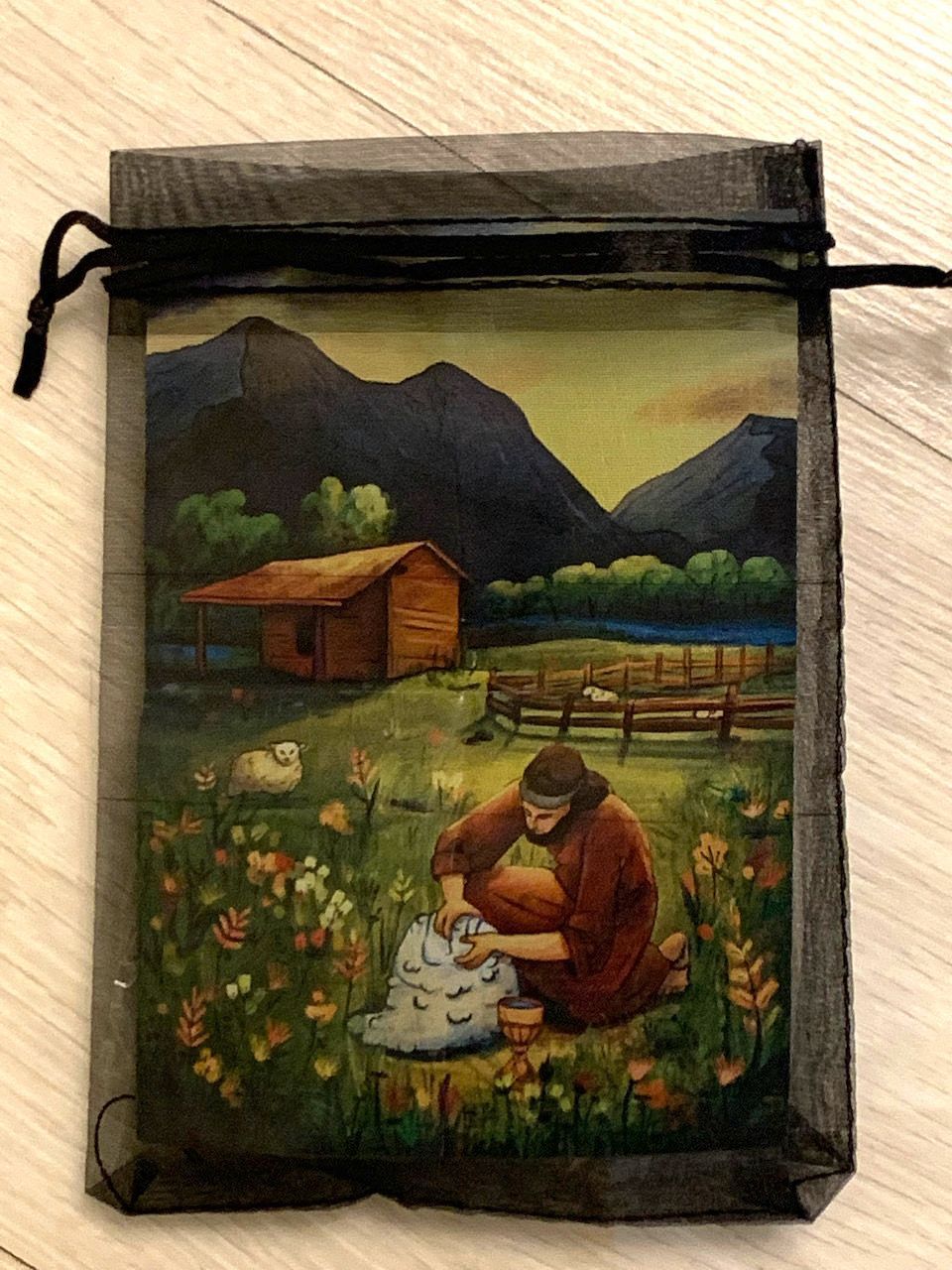 Пазл "Гедеон", размер в собранном виде 150*210 мм, 35  пазлов, для детей 3+,  упаковано в подарочный мешочек