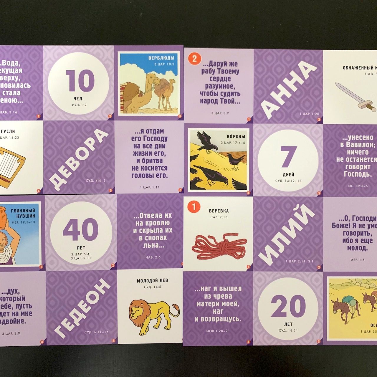 Настольная игра. Библейское лото. Цари и пророки. Для детей 10+
