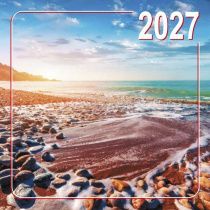 Календарь перекидной на скобе "Природа" на 29*29 см на 2027 (планер) на 12 листах
