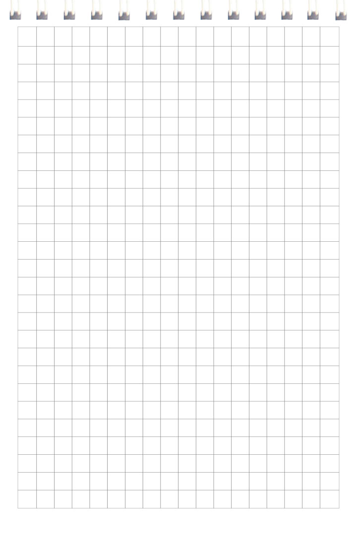 Блокнот А6 (10*15 см) на пружине, внутренний блок в клетку, 50 листов "Больше всего хранимого храни сердце твое, потому что из него источники жизни" Пр 4:23